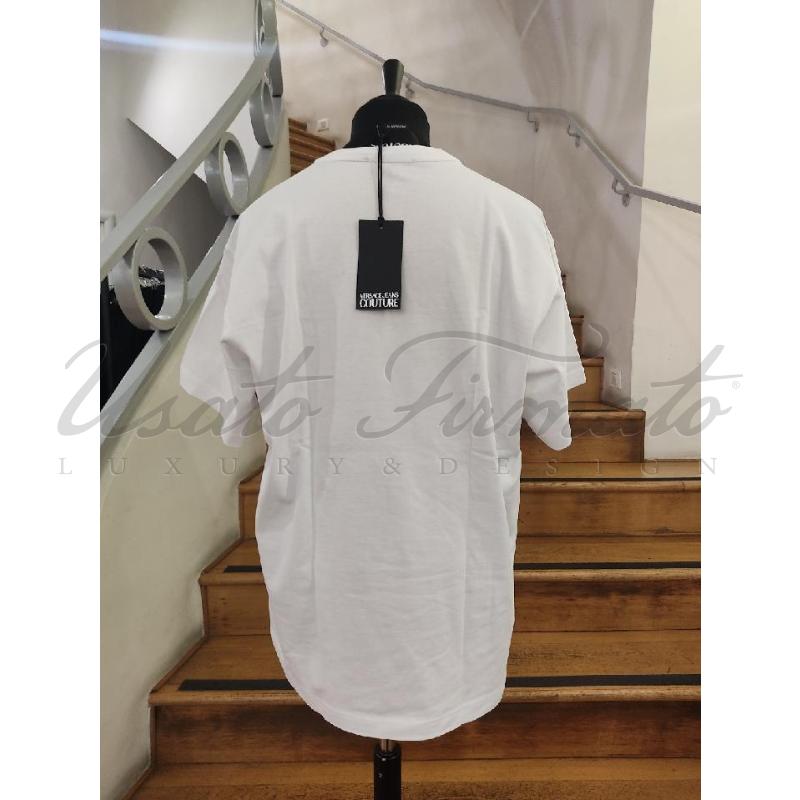 MAGLIA UOMO VERSACE COUTURE BIANCA  | Mercatino dell'Usato Roma parioli 3