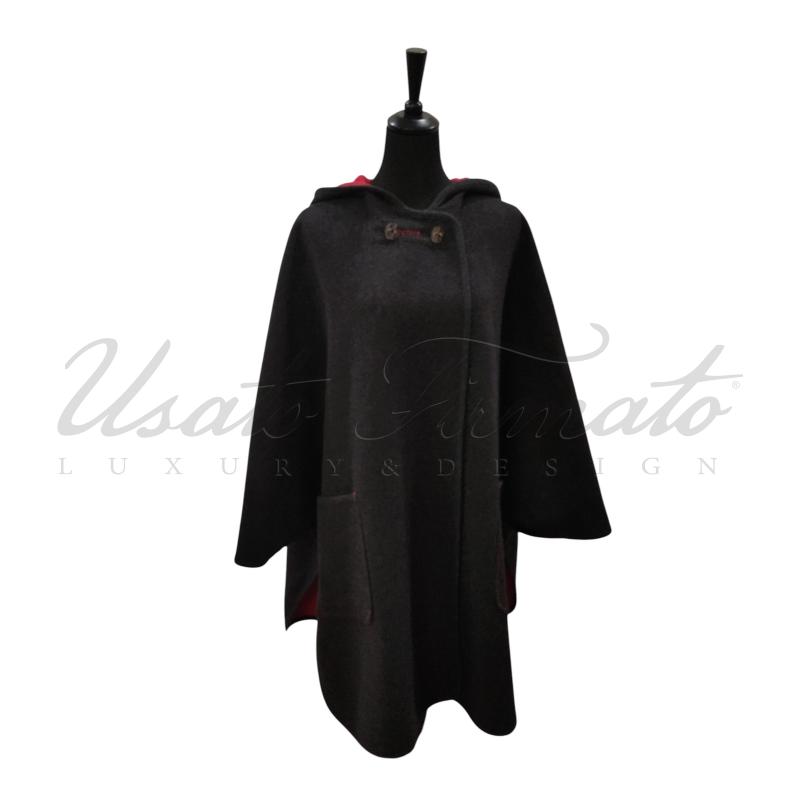 MANTELLA DONNA CALETTO LANA GRIGIO TG U | Mercatino dell'Usato Roma parioli 1