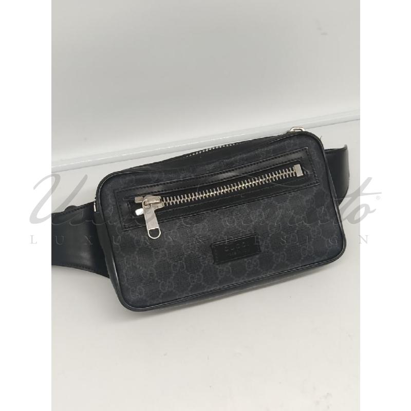 MARSUPIO UOMO GUCCI GG SUPREME BLACK WEB  | Mercatino dell'Usato Roma parioli 1