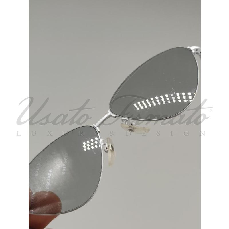 OCCHIALI DONNA BALENCIAGA  ARGENTO BB0015S | Mercatino dell'Usato Roma parioli 3