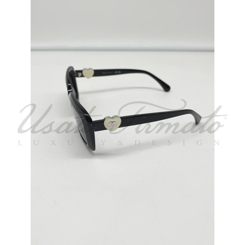 OCCHIALI DONNA CHANEL NERI COD 5520 | Mercatino dell'Usato Roma parioli 2