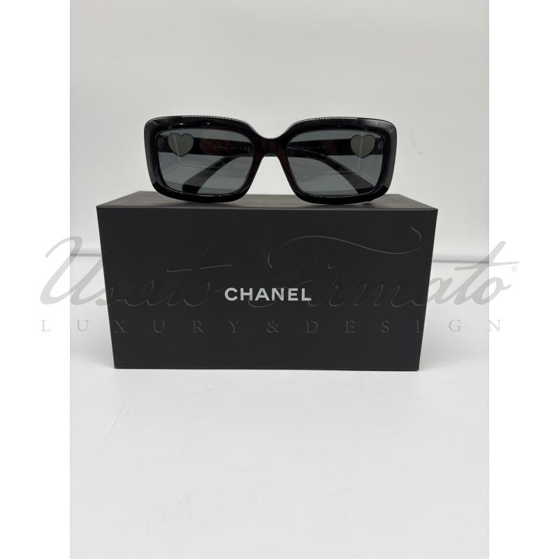 OCCHIALI DONNA CHANEL NERI COD 5520 | Mercatino dell'Usato Roma parioli 3