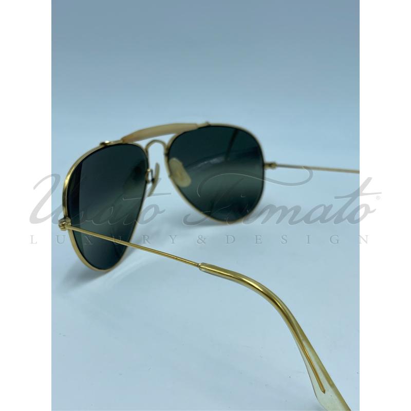 OCCHIALI RAY BAN DORATI LENTE SFUMATA | Mercatino dell'Usato Roma parioli