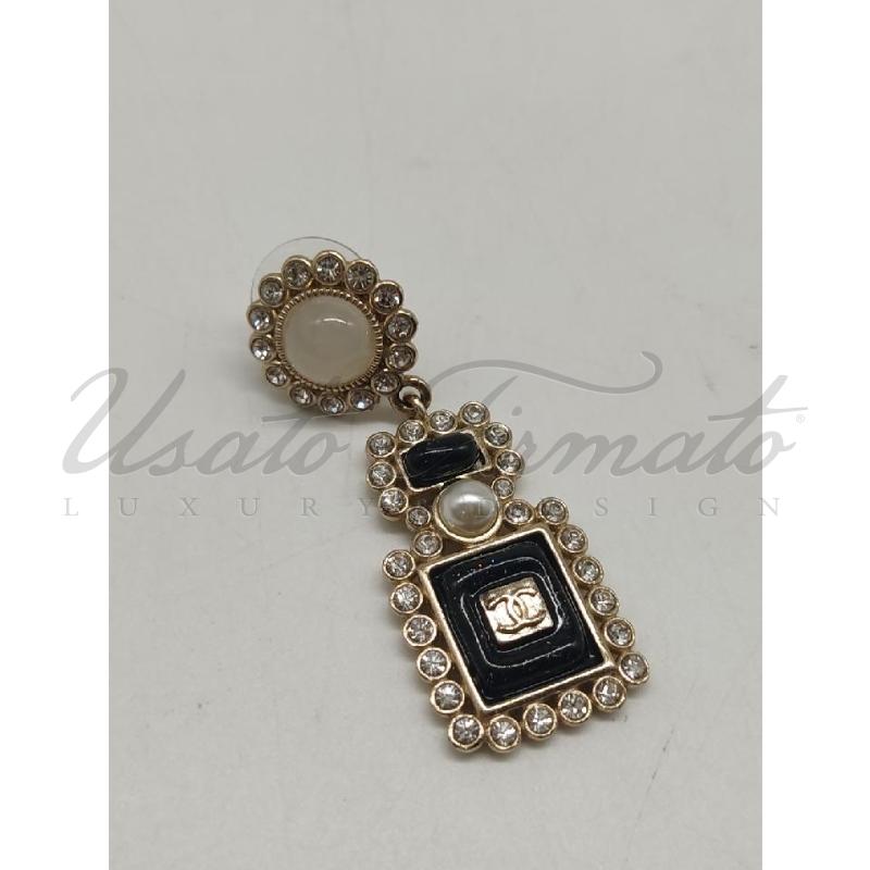 ORECCHINI CHANEL STRASS COD C 21 K | Mercatino dell'Usato Roma parioli 2