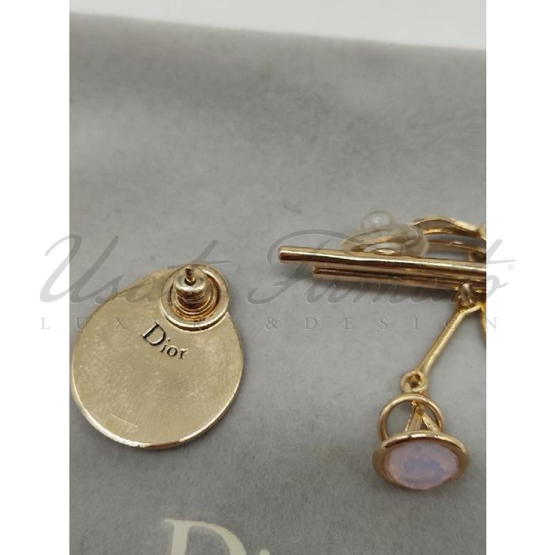 ORECCHINI DIOR ASIMMETRI CLIP | Mercatino dell'Usato Roma parioli 2
