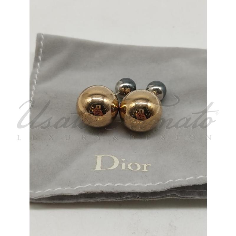 ORECCHINI DIOR PALLINE DORATE  | Mercatino dell'Usato Roma parioli 1