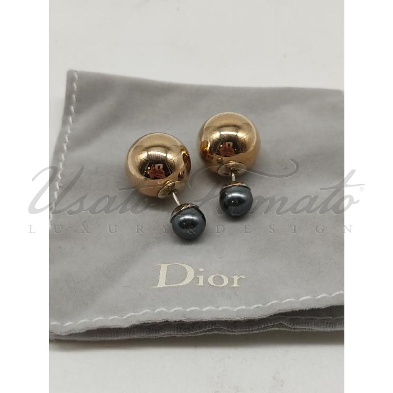 ORECCHINI DIOR PALLINE DORATE  | Mercatino dell'Usato Roma parioli 2