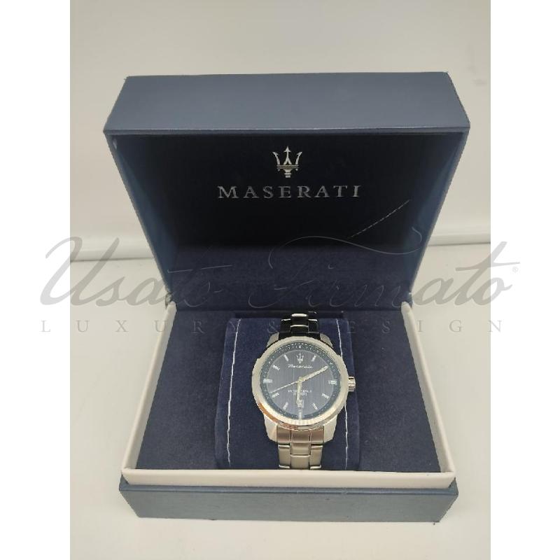 OROLOGIO DA POLSO MASERATI QUARZO QUADRANTE BLU | Mercatino dell'Usato Roma parioli 1