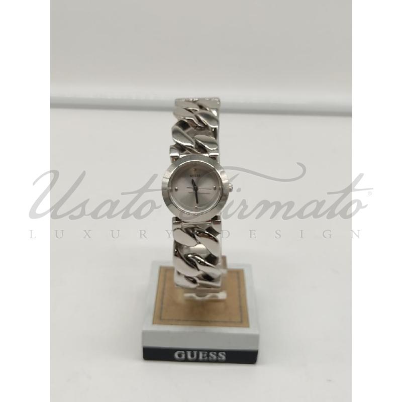 OROLOGIO GUESS CATENA ARGENTATA QUARZO | Mercatino dell'Usato Roma parioli 1