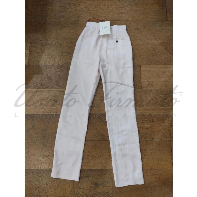 PANTALONE DONNA ALEXANDER MCQUEEN ROSA TG 38 | Mercatino dell'Usato Roma parioli 2