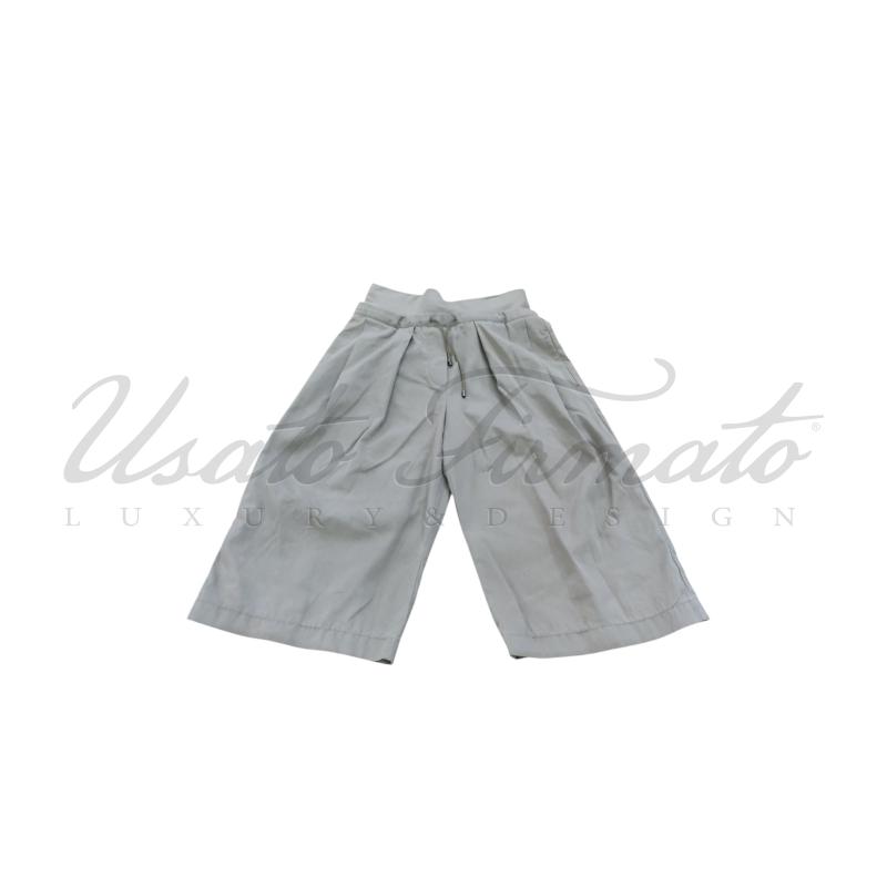 PANTALONE DONNA BRUNELLO CUCINELLI BEIGE TG.42  | Mercatino dell'Usato Roma parioli 1