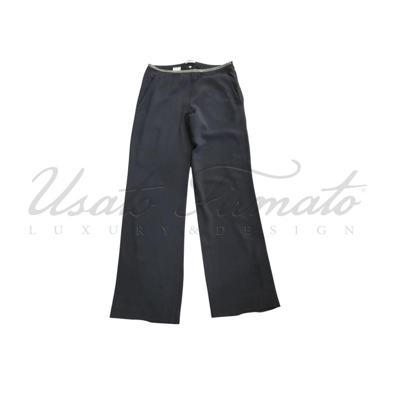 PANTALONE DONNA BRUNELLO CUCINELLI GRIGIO SETA TG. 40 | Mercatino dell'Usato Roma parioli 1