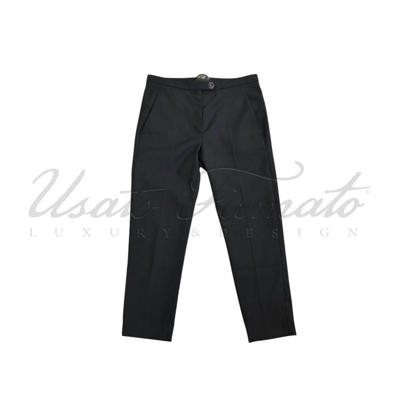 PANTALONE DONNA BRUNELLO CUCINELLI NERO TG 38 | Mercatino dell'Usato Roma parioli 1