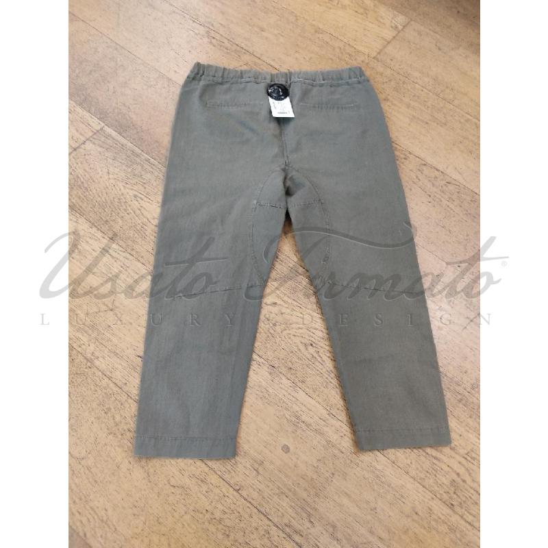 PANTALONE DONNA BRUNELLO CUCINELLI VERDE MILITARE TG. 40 | Mercatino dell'Usato Roma parioli 2