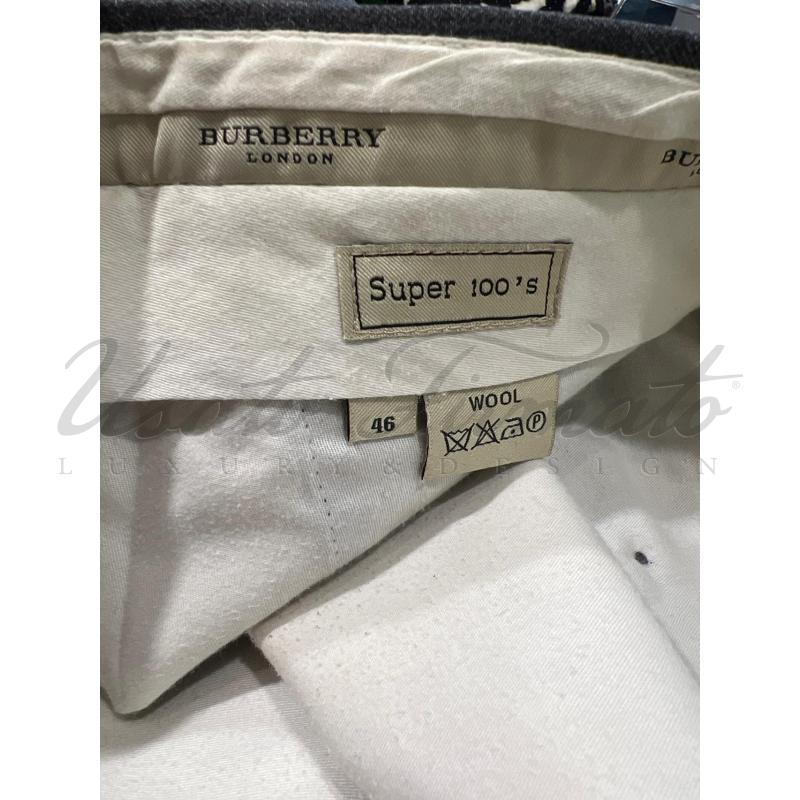 PANTALONE DONNA BURBERRY GRIGIO LANA TG. 46 | Mercatino dell'Usato Roma parioli 3