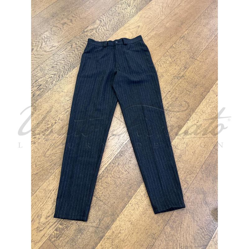 PANTALONE DONNA DOLCE E GABBANA LANA GRIGIO TG 32 | Mercatino dell'Usato Roma parioli 1