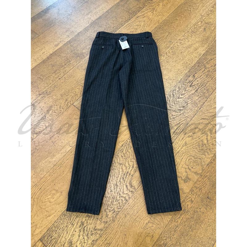 PANTALONE DONNA DOLCE E GABBANA LANA GRIGIO TG 32 | Mercatino dell'Usato Roma parioli 2