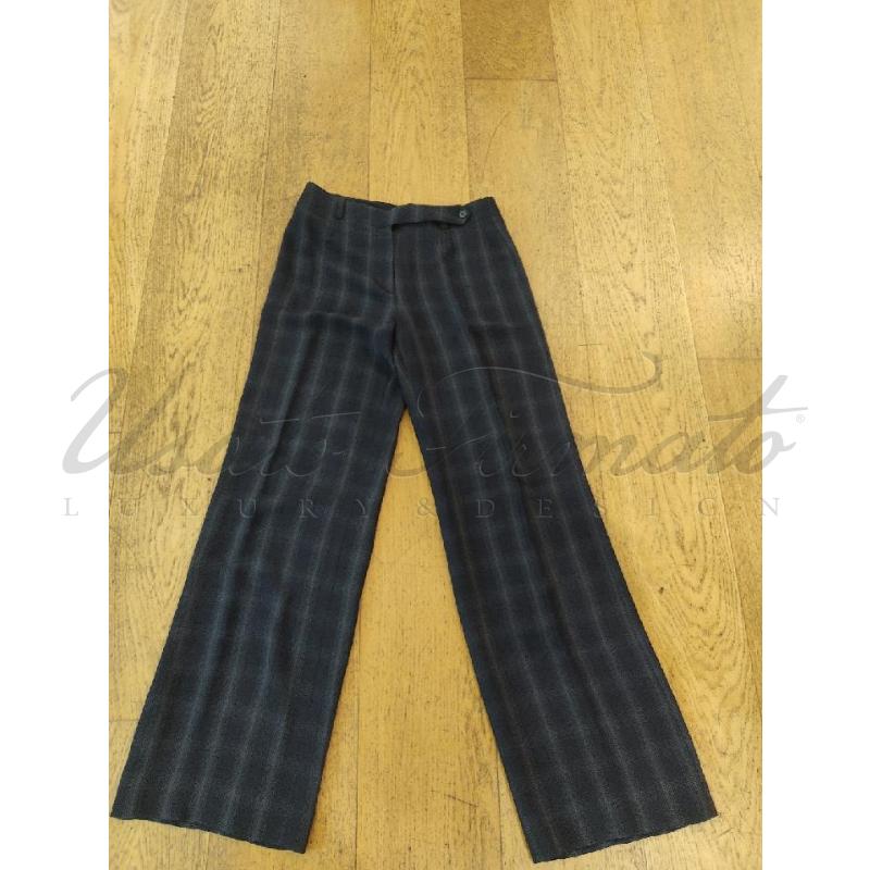 PANTALONE DONNA EMPORIO ARMANI BLU TG M | Mercatino dell'Usato Roma parioli 1
