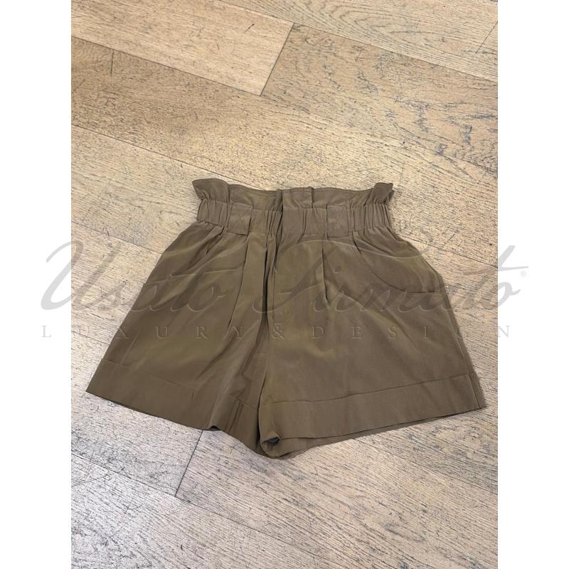 PANTALONE DONNA FENDI SETA MARRONE TG 46 | Mercatino dell'Usato Roma parioli 1