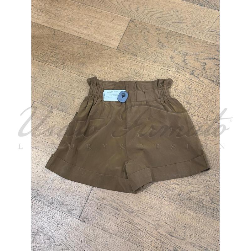 PANTALONE DONNA FENDI SETA MARRONE TG 46 | Mercatino dell'Usato Roma parioli 2