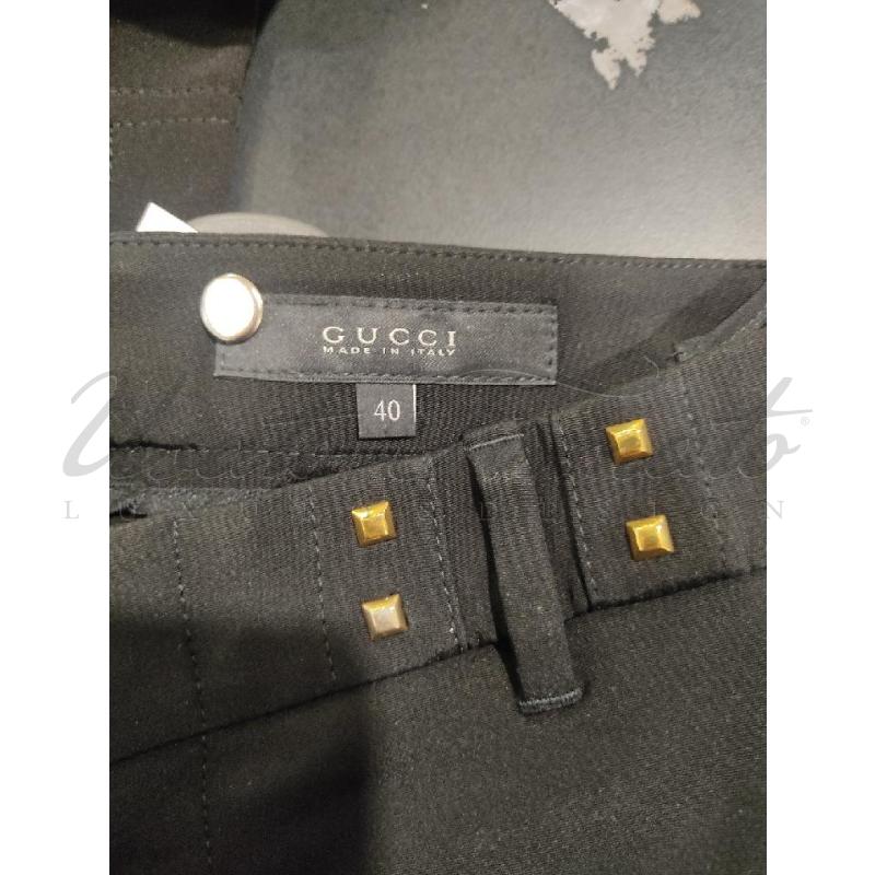 PANTALONE DONNA GUCCI NERO TG S  | Mercatino dell'Usato Roma parioli 3