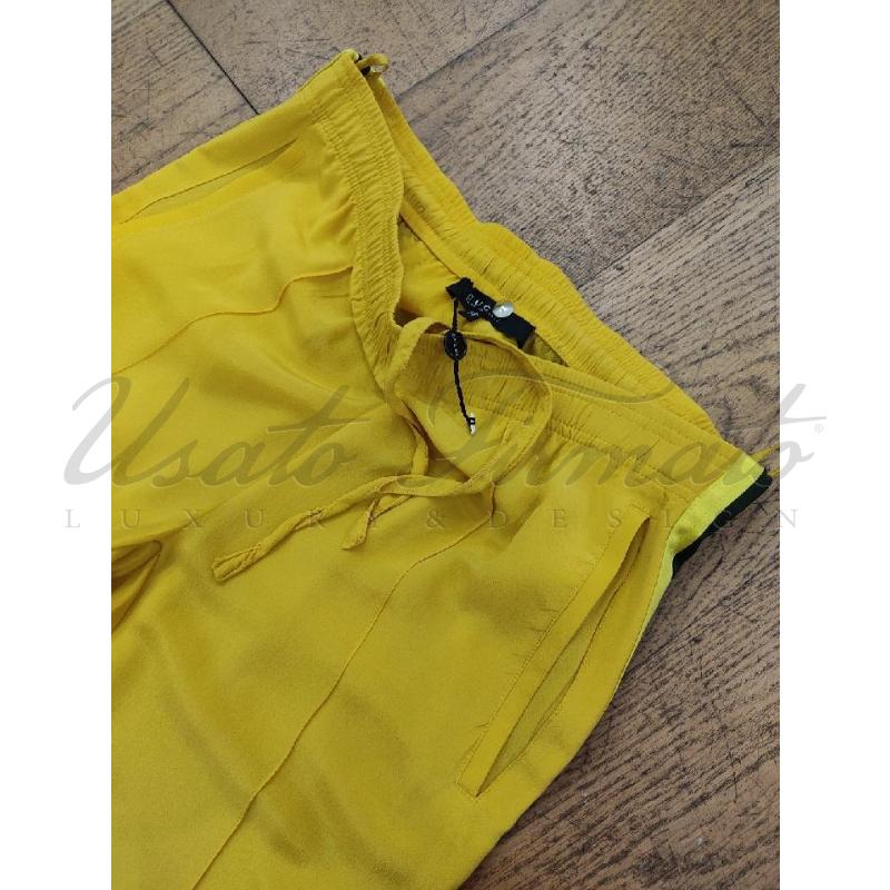 PANTALONE DONNA GUCCI SETA GIALLA TG 38 | Mercatino dell'Usato Roma parioli 2