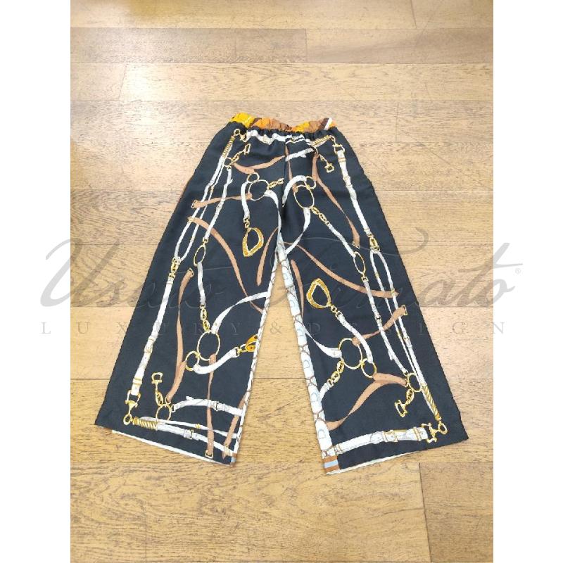 PANTALONE DONNA LIVIANA COSNTI MARRONE TG M | Mercatino dell'Usato Roma parioli 1