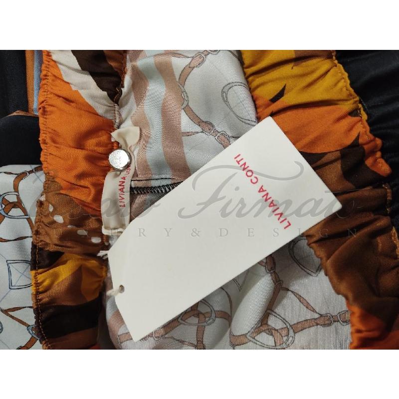 PANTALONE DONNA LIVIANA COSNTI MARRONE TG M | Mercatino dell'Usato Roma parioli 3