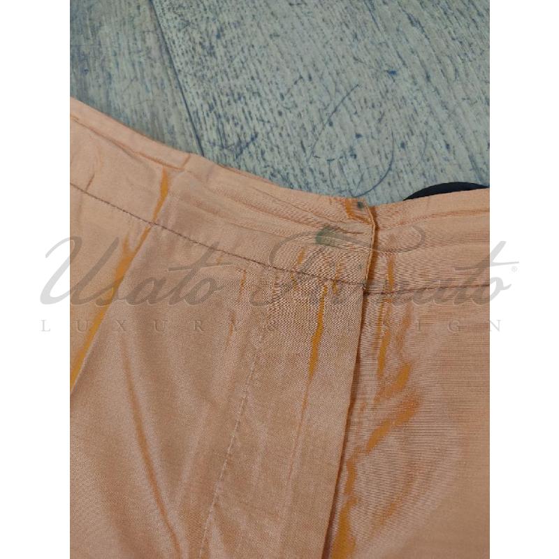 PANTALONE DONNA MAXMARA SETA ARANCIO TG 40 | Mercatino dell'Usato Roma parioli 2