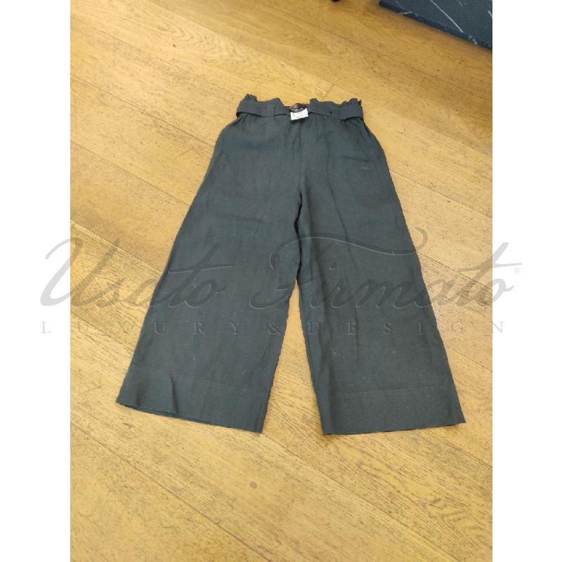 PANTALONE DONNA MAX&CO NERO LINO TG. 40 | Mercatino dell'Usato Roma parioli 2
