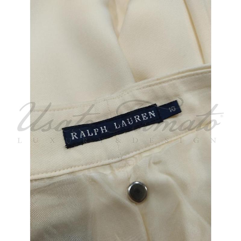 PANTALONE DONNA RALPH LAUREN BEIGE TG 10 | Mercatino dell'Usato Roma parioli 3