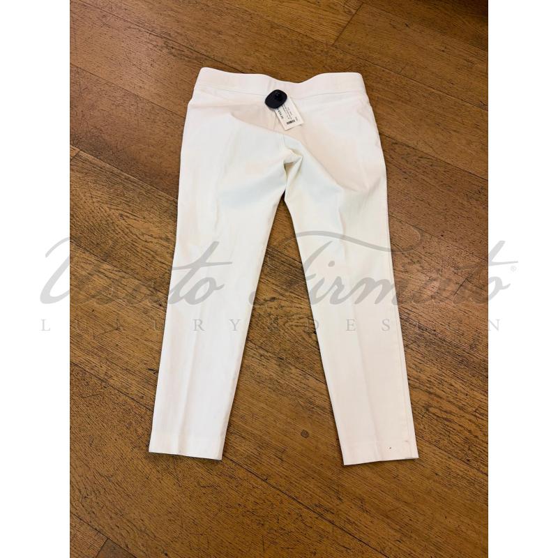 PANTALONE DONNA RALPH LAUREN BIANCO TG. 8P | Mercatino dell'Usato Roma parioli 2