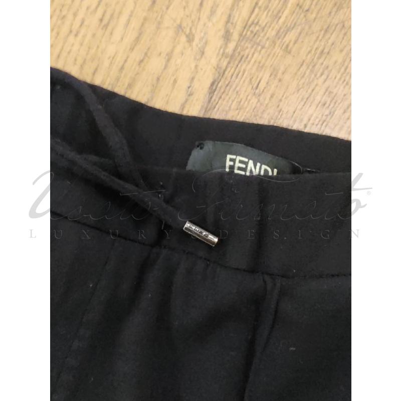 PANTALONE UOMO FENDI ROMA NERO ELASTICO TG 48 | Mercatino dell'Usato Roma parioli 2