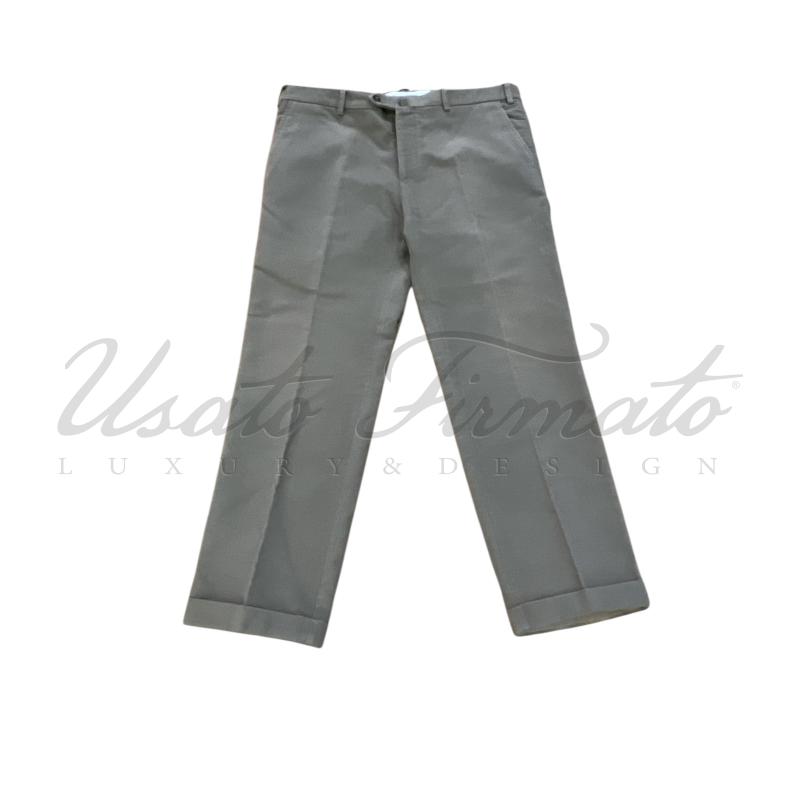 PANTALONE UOMO LORO PIANA BEIGE COTONE TG. 54 | Mercatino dell'Usato Roma parioli 1