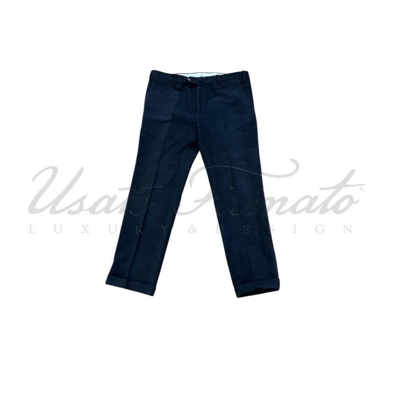 PANTALONE UOMO LORO PIANA GRIGIO SCURO COTONE TG. 54 | Mercatino dell'Usato Roma parioli 1