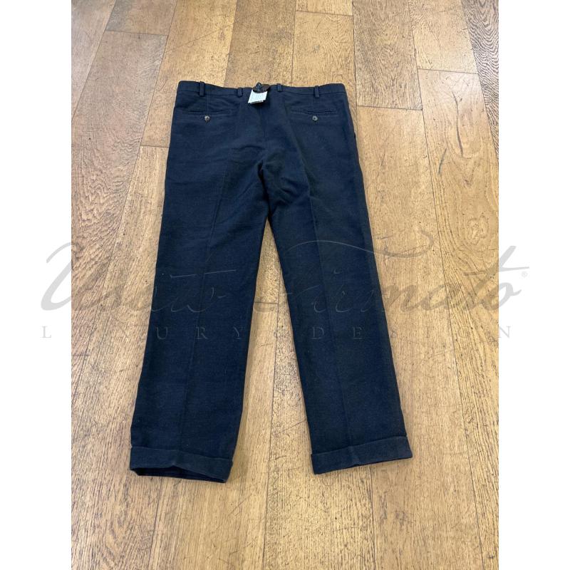 PANTALONE UOMO LORO PIANA GRIGIO SCURO COTONE TG. 54 | Mercatino dell'Usato Roma parioli 2