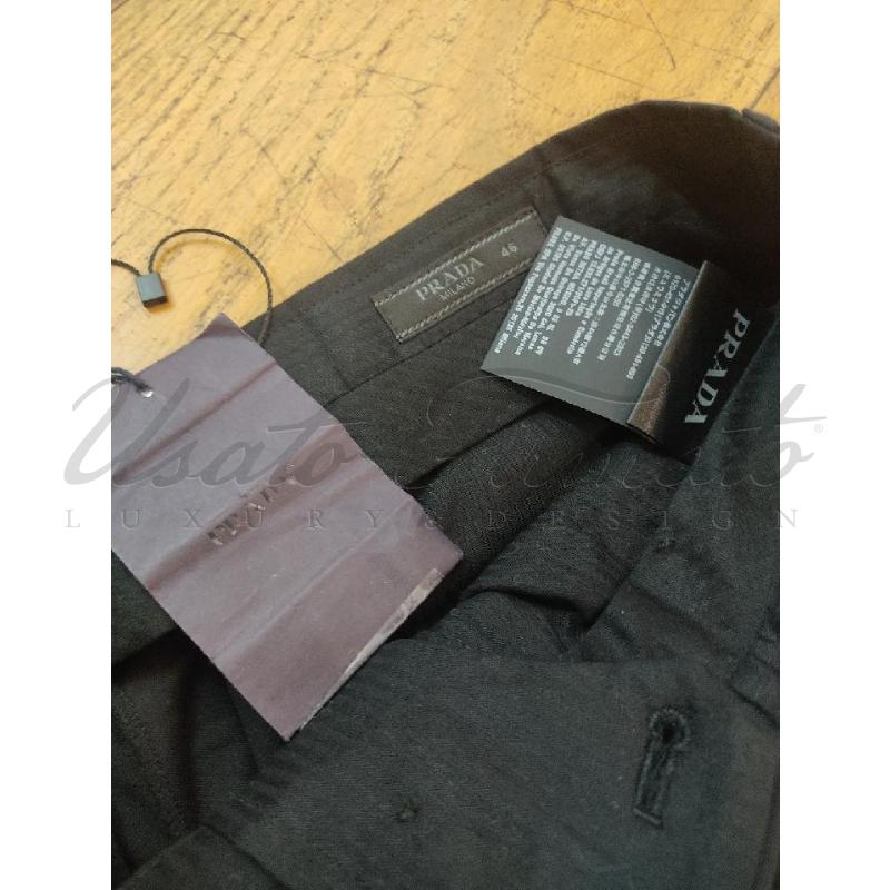 PANTALONE UOMO PRADA NERO TG 46 | Mercatino dell'Usato Roma parioli 2