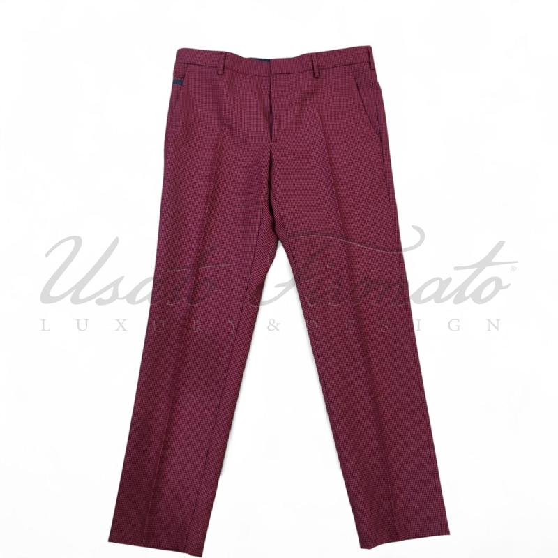 PANTALONE UOMO PRADA ROSSO TG 46 | Mercatino dell'Usato Roma parioli 1
