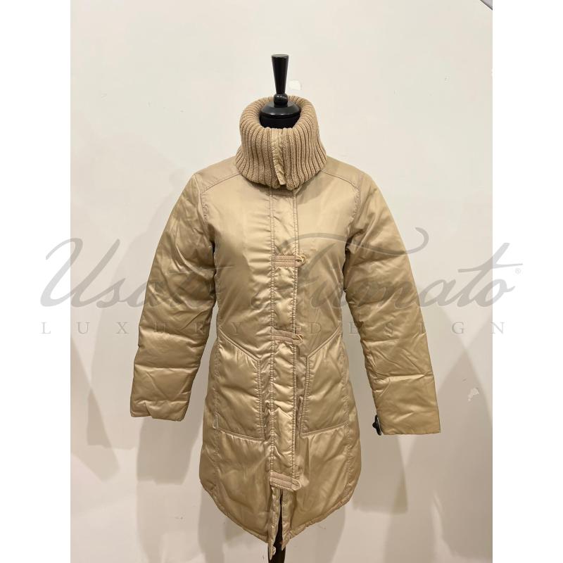 PIUMINO DONNA CALVIN KLEIN BEIGE TG. M | Mercatino dell'Usato Roma parioli 1