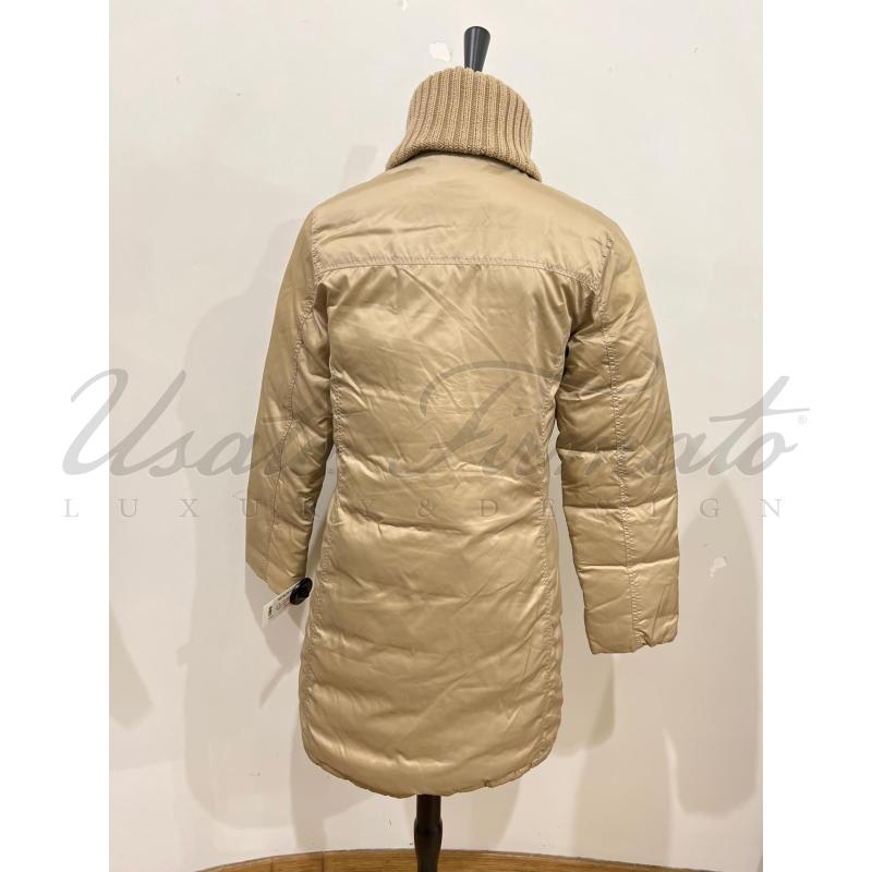 PIUMINO DONNA CALVIN KLEIN BEIGE TG. M | Mercatino dell'Usato Roma parioli 3