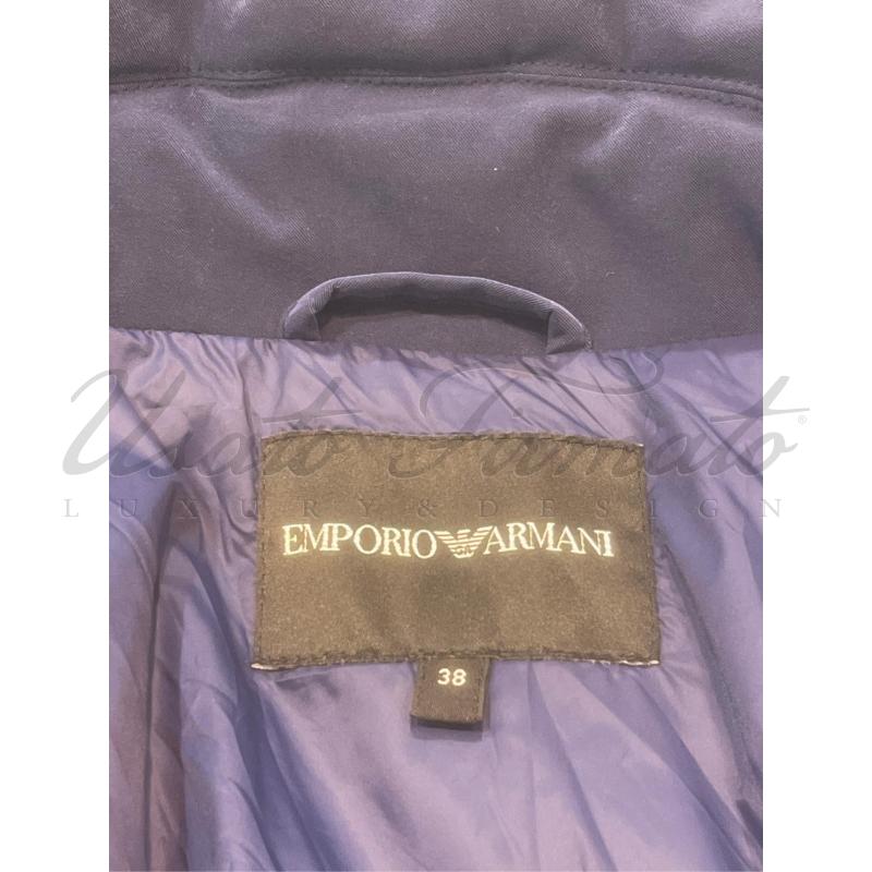 PIUMINO DONNA EMPORIO ARMANI BLU TG 38 | Mercatino dell'Usato Roma parioli 4