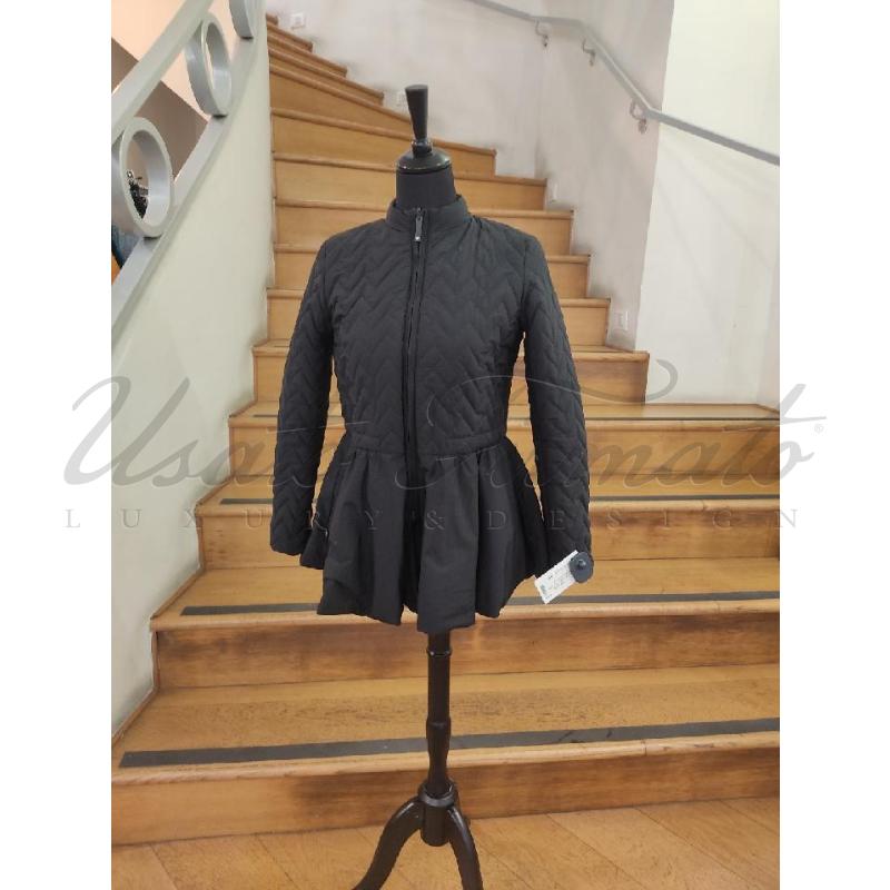 PIUMINO DONNA EMPORIO ARMANI DOUBLE FACE NERO TG S | Mercatino dell'Usato Roma parioli 1