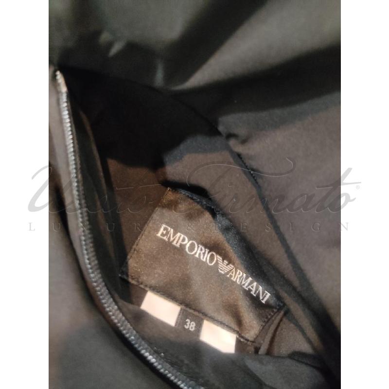PIUMINO DONNA EMPORIO ARMANI DOUBLE FACE NERO TG S | Mercatino dell'Usato Roma parioli 4