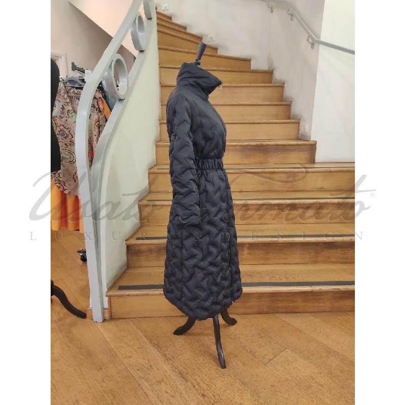PIUMINO DONNA EMPORIO ARMANI NERO LUNGO TG 38 | Mercatino dell'Usato Roma parioli 2