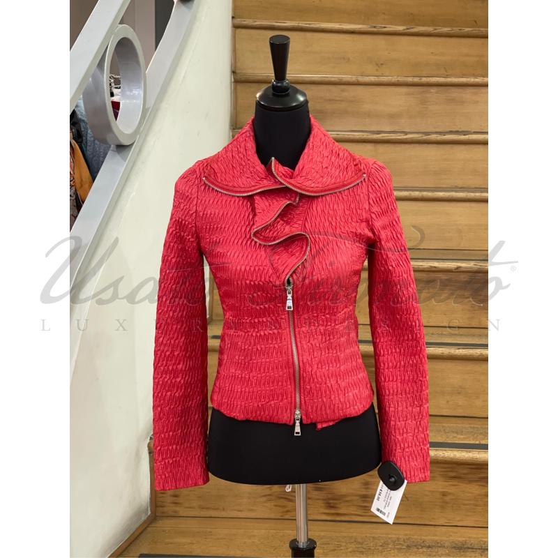 PIUMINO DONNA EMPORIO ARMANI ROSSO TG 38 | Mercatino dell'Usato Roma parioli 1