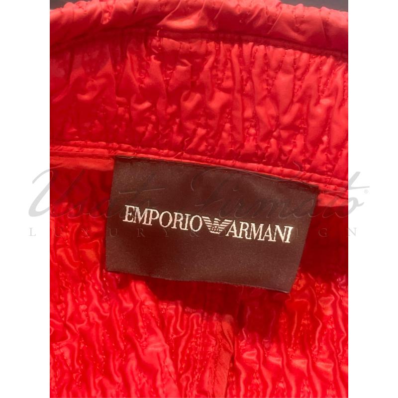 PIUMINO DONNA EMPORIO ARMANI ROSSO TG 38 | Mercatino dell'Usato Roma parioli 4