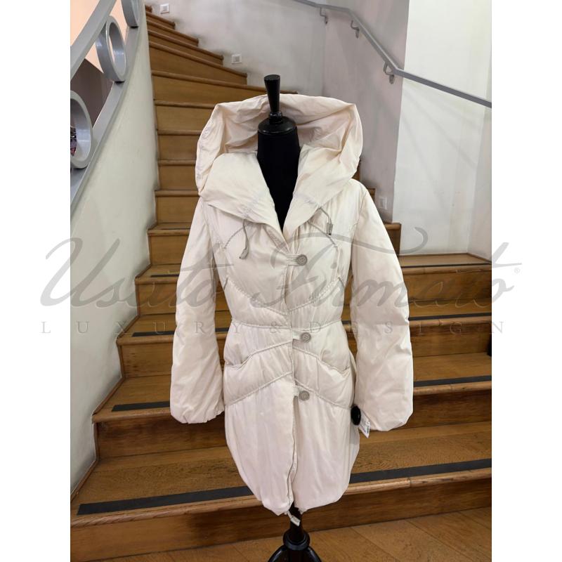 PIUMINO DONNA ERMANNO SCERVINO AVORIO TG 46 | Mercatino dell'Usato Roma parioli 1