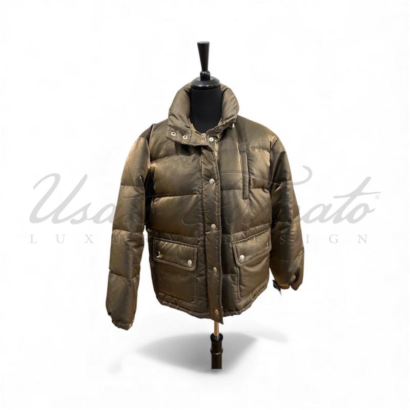 PIUMINO DONNA MOSCHINO BRONZO TG. 40 | Mercatino dell'Usato Roma parioli 1
