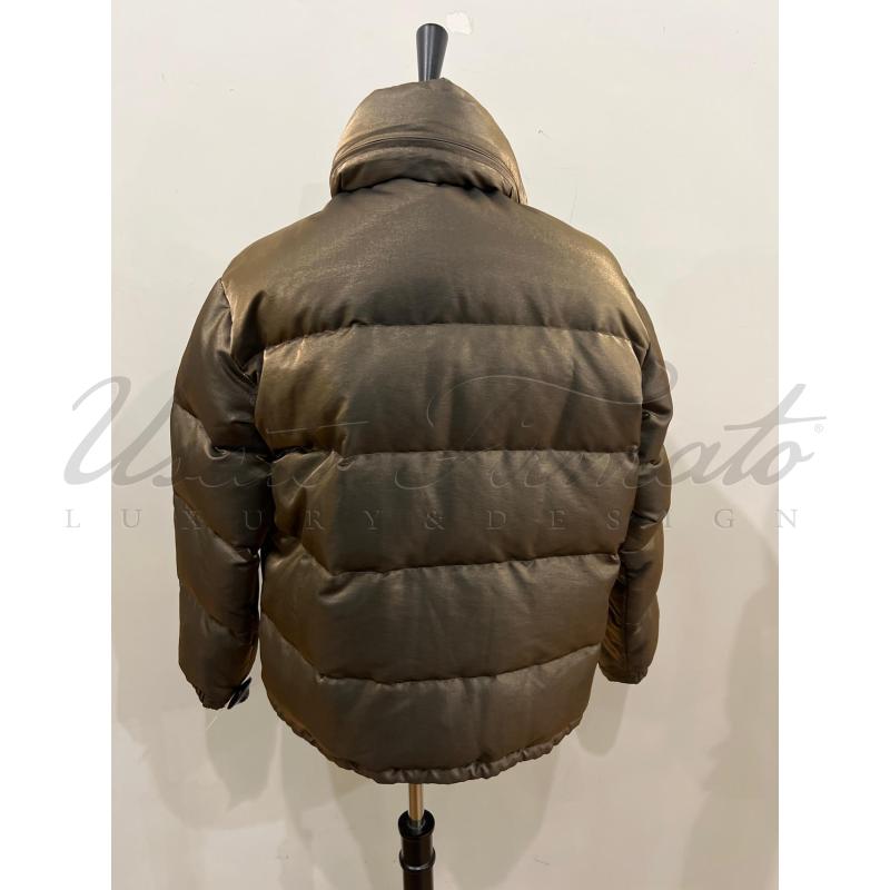 PIUMINO DONNA MOSCHINO BRONZO TG. 40 | Mercatino dell'Usato Roma parioli 3