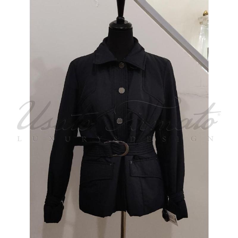 PIUMINO DONNA VALENTINO GARAVANI NERO PELLICCIA TG.46 | Mercatino dell'Usato Roma parioli 4